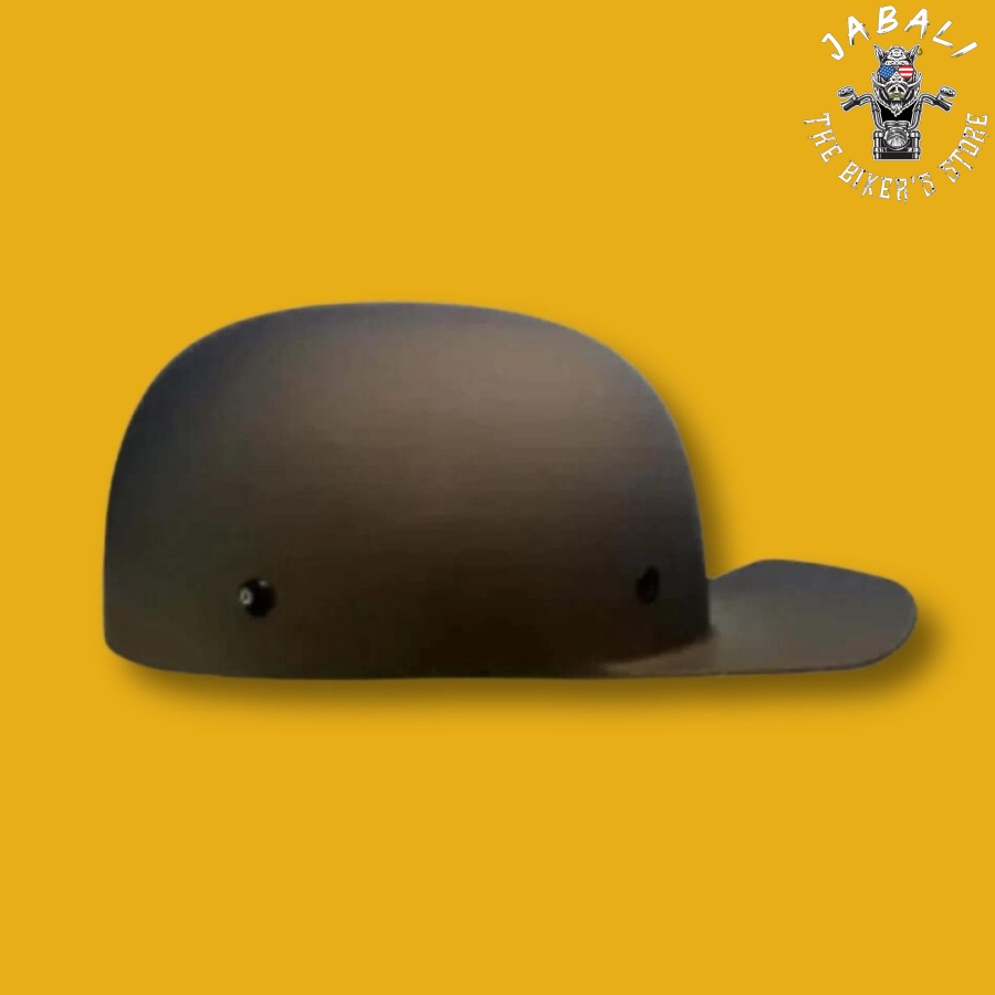 MICROLID SLIDER BASEBALL MOTORCYCLE HELMET BLACK MATTE 3