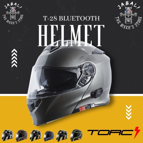 T 28 Bluetooth Torc Helment