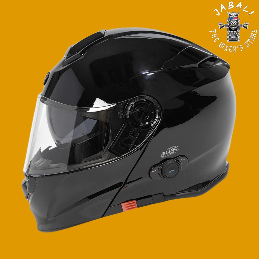 T28B05 GlossBlack Left Visor