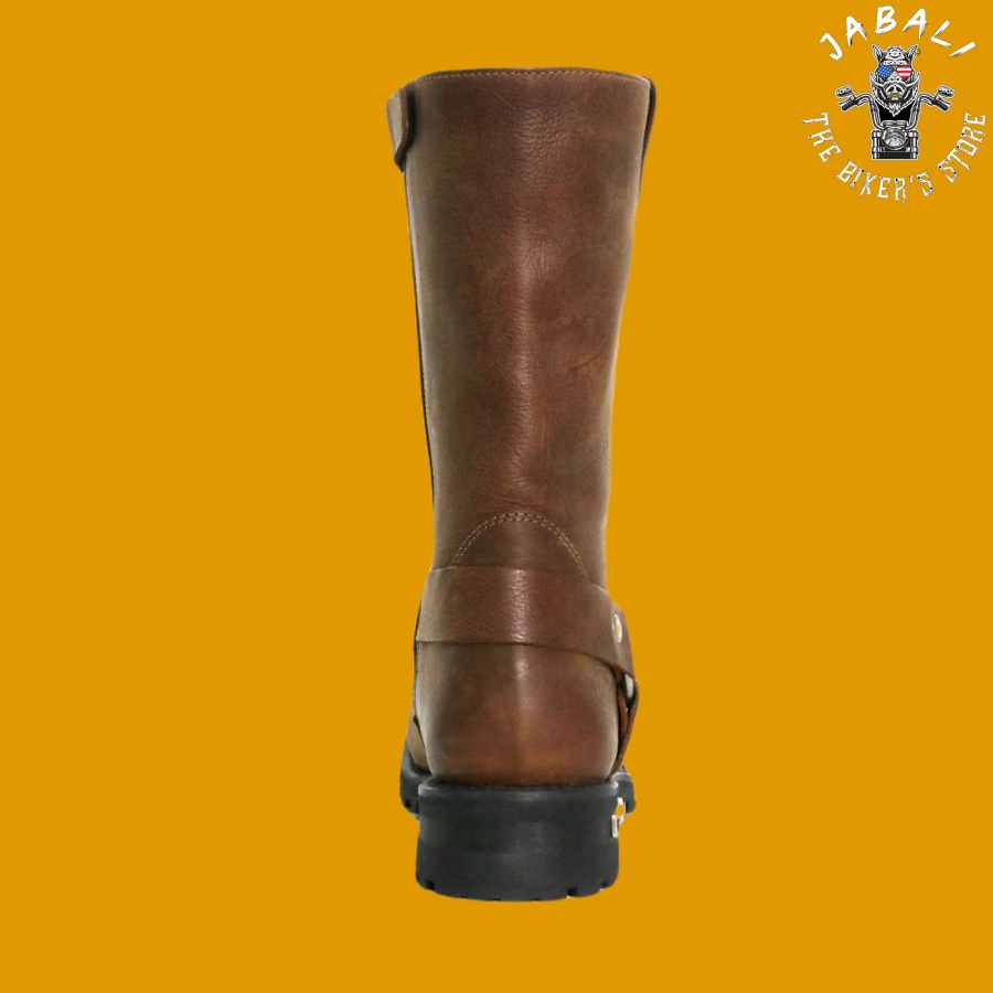 Rust Brown Motorcycle Boots